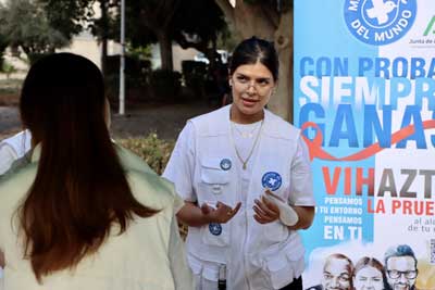 Noticia de Almera 24h: Informacin y test rpidos, acciones por el Da contra el Sida en la Universidad de Almera