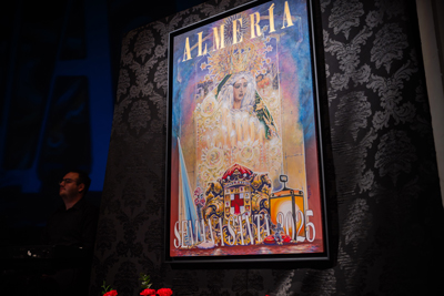 Noticia de Almera 24h: Pablo Corts del Pueblo pone en valor “la identidad propia” de la Semana Santa de Almera en el cartel de 2025