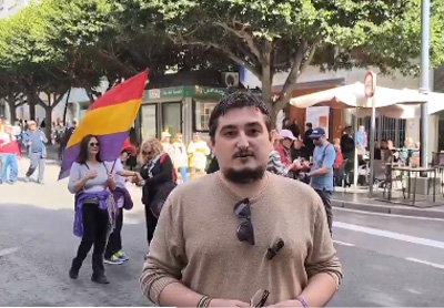 Noticia de Almera 24h: Podemos Almera recibe a la #Desband para reivindicar la memoria histrica y democrtica