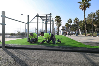 Noticia de Almera 24h: El Ayuntamiento invierte 600.000 euros en una veintena de actuaciones programadas sobre reas infantiles, calistenia y biosaludables