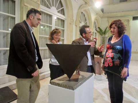 Diputacin inaugura una retrospectiva de Indalecio Prez Entrena con 18 esculturas