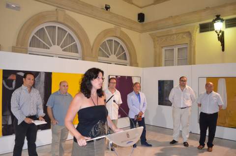 Diputacin inaugura La abstraccin en Clave Mediterrnea de Pepe Bernal 