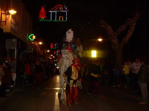 Cientos de huercalenses visitaron el Beln Viviente tras el paso de los Reyes Magos por el municipio