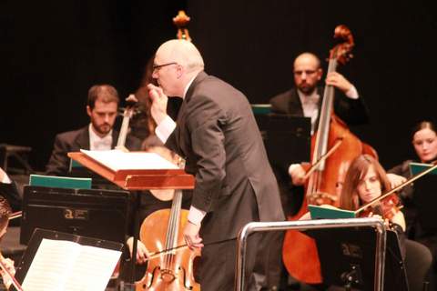 Delicadeza, armona e intensidad se unen en el magistral concierto de la Orquesta Ciudad de Almera junto a la violinista Lara St John