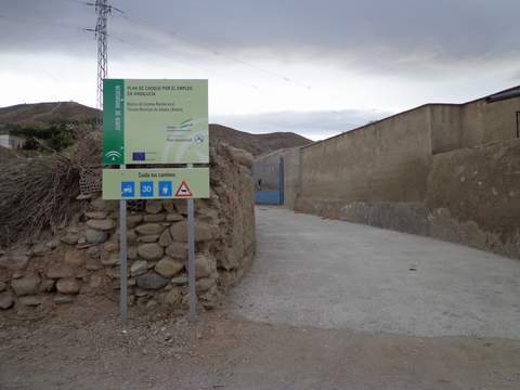 Camino del Olivar, en Alhabia