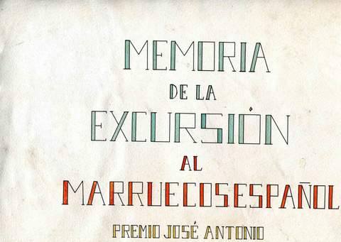 El Archivo Histrico expone como Documento del mes la redaccin de un alumno sobre un viaje a Marruecos con Celia Vias