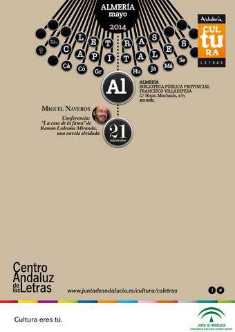 El Centro Andaluz de las Letras rendirá homenaje mañana a Ramón Ledesma Miranda dentro del ciclo ‘Letras Capitales’