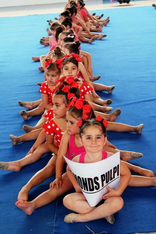235 gimnastas participaron en el I ENCUENTRO DE GIMNASIA RTMICA DIAMONDS celebrado en Pulp