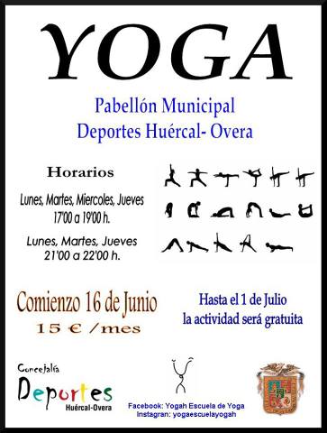 Nuevo taller de Yoga en el Pabelln Municipal de Deportes