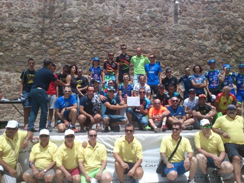 El equipo ciclista PULPILEO BICILOCURA PRIMAFLOR ESPABROK RACING TEAM, cop los premios de la II Edicin de la Maratn MTB VILLA DE CARBONERAS