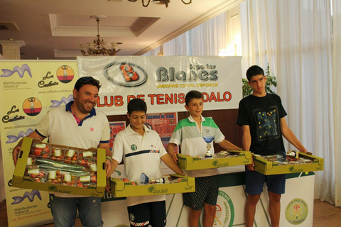 El primer torneo de los tres del XV Circuito de tenis Deportes Blanes ya tiene vencedores