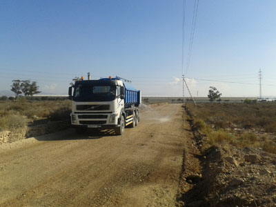 La Junta inicia las obras de mejora de cinco caminos rurales en Njar, con una inversin de 121.000 euros