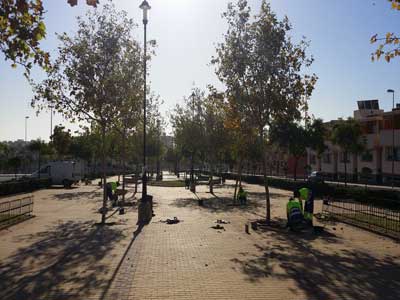Contina la modernizacin de plazas en el municipio