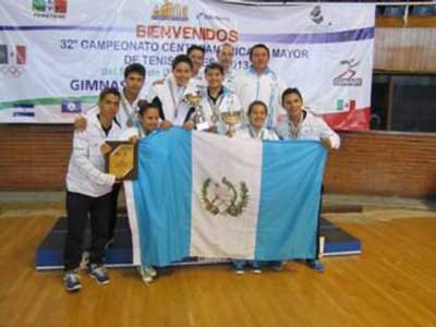 El Tenis de Mesa huercalense contra la Seleccin de Guatemala