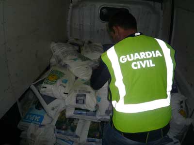 La Guardia Civil desarticula una banda dedicada al robo en explotaciones agrcolas y ganaderas