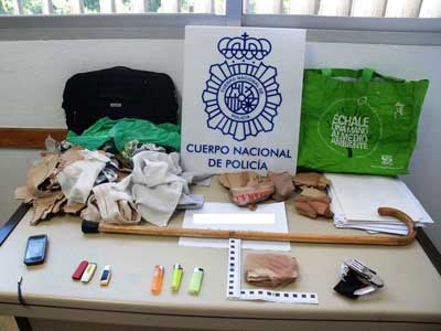 La Policía Nacional detiene al presunto autor de varios incendios en una misma vivienda de Almería