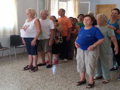 Los mayores de Hurcal-Overa participan en el programa de Envejecimiento Activo