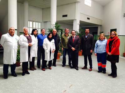 El delegado de Igualdad, Salud y Polticas Sociales visita varios centros de asistenciales en Sern y Purchena