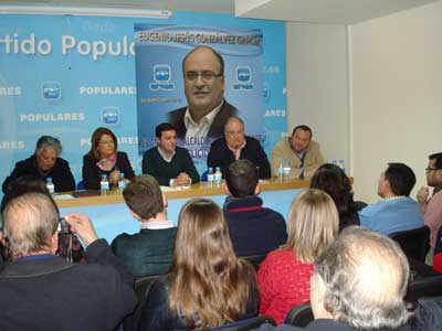Eugenio Gonzlvez, reelegido candidato del PP a la Alcalda de Gdor para las municipales
