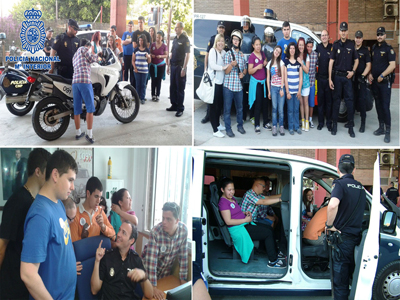 Alumnos del Instituto Maestro Padilla visitan la Comisara de la Polica Nacional