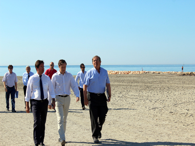Una nueva aportacin de arena en Balerma reforzar la regeneracin del litoral de cara a la temporada estival