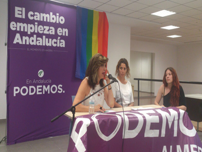 Mar Cambrollé y Gema Aguilar piden más implicación a las instituciones para la consecución de derechos LGTBIQ+