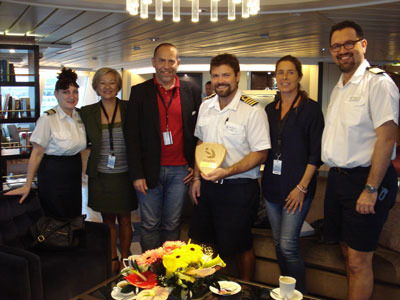 Almera recibe por primera vez la visita del buque crucero MS STAR PRIDE