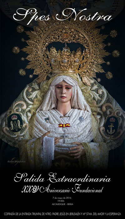 La Virgen del Amor y Esperanza de Berja saldr en procesin extraordinaria el 7 de mayo