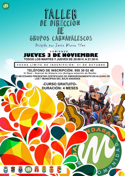 La Mancomunidad Bajo Andarax organiza un taller de direccin de grupos carnavalescos 