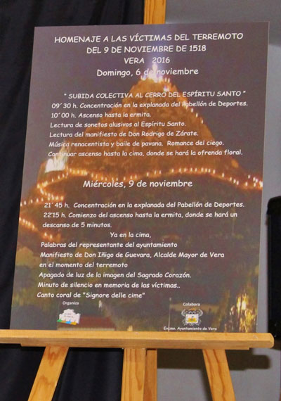 Presentacin oficial del cartel de la III subida al cerro del Espritu Santo