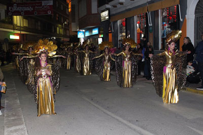 Las Diosas del Sol ganadoras del Carnaval de Hurcal-Overa 2017