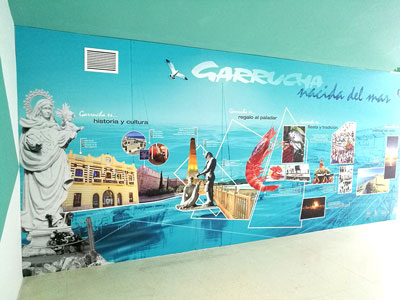 El Mediterrneo inunda el remozado Centro Cultural de Garrucha