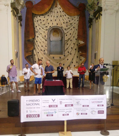 Cristóbal León García, premio nacional “Ciudad de Vera” del XVII Maratón Nacional de Pintura al Aire Libre 