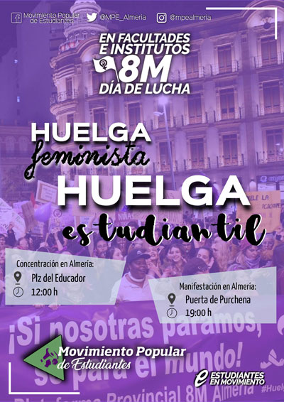8M: Huelga feminista, huelga estudiantil
