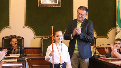 Alumnos del CEIP Celia Vias protagonizan un pleno infantil en el Ayuntamiento de Berja