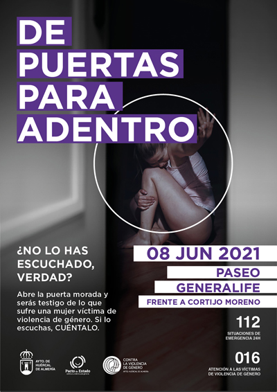 Huércal de Almería cierra la puerta a la violencia de género con una campaña de sensibilización ciudadana