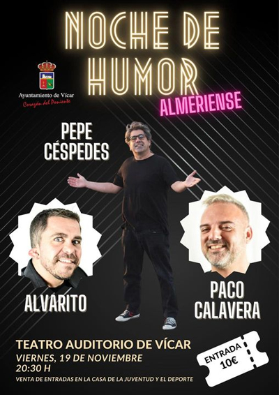 Una Noche De Humor Con Monologuistas Almerienses Abrir La Nueva Programacin Del Teatro Auditorio Ciudad De Vcar