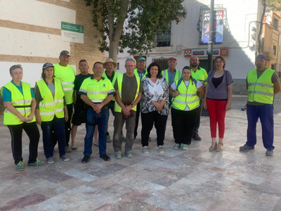 La diputada del PFEA visita las obras Alhama de Almera, Bentarique y Alboloduy