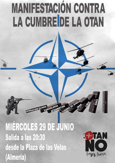 Manifestación en Almería contra la cumbre de la OTAN
