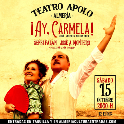 El Teatro Apolo recibe el sbado una nueva adaptacin del ‘Ay, Carmela’ de Jos Sanchis Sinisterra