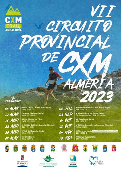 La Copa Almeriense de Carreras Por Montaa (CXM2023) regresa con 12 pruebas