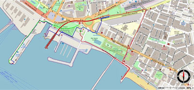 El PMD incorpora la nueva ruta de ‘El Cable Ingls, Cable Francs y Muelle del Levante’