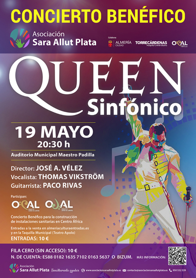 El concierto ‘Queen Sinfnico’ llenar el Auditorio de buena msica para una mejor causa