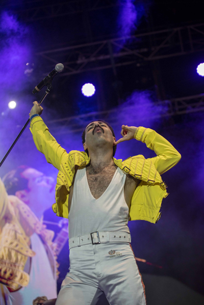 Las canciones de Queen se convierten por una noche en la banda sonora de la Feria