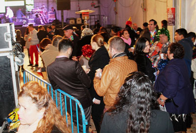 Ms de 2.000 Pulpileos celebraron la Noche-Vieja en la cntrica Glorieta con las campanadas y fiesta hasta el amanecer