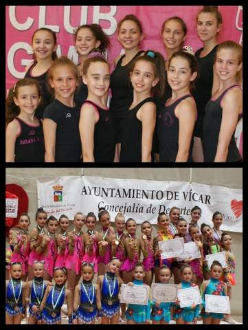 El Club Gimnasia Rtmica El Ejido muy orgullos de sus gimnastas en el Nacional Base