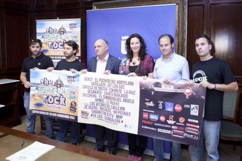 Diputacin acoge la presentacin del cartel del Festival 'The Juerga's Rock' en Adra