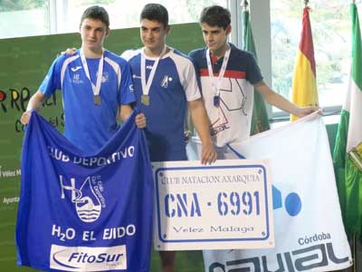 El Club H2O El Ejido asombra en el Campeonato de Andaluca Alevn